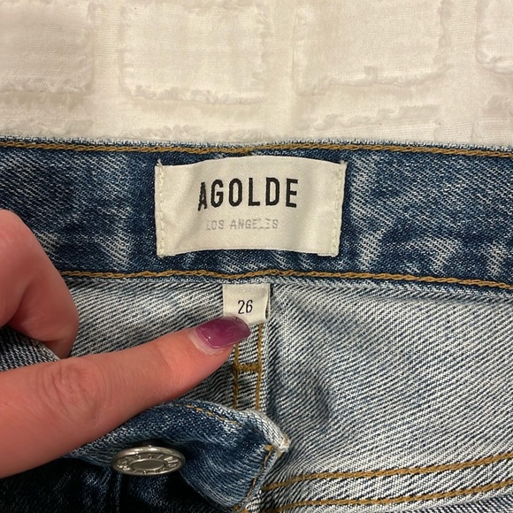 AGOLDE 90s Pinch Waist Distressed - Picture 6 of 7